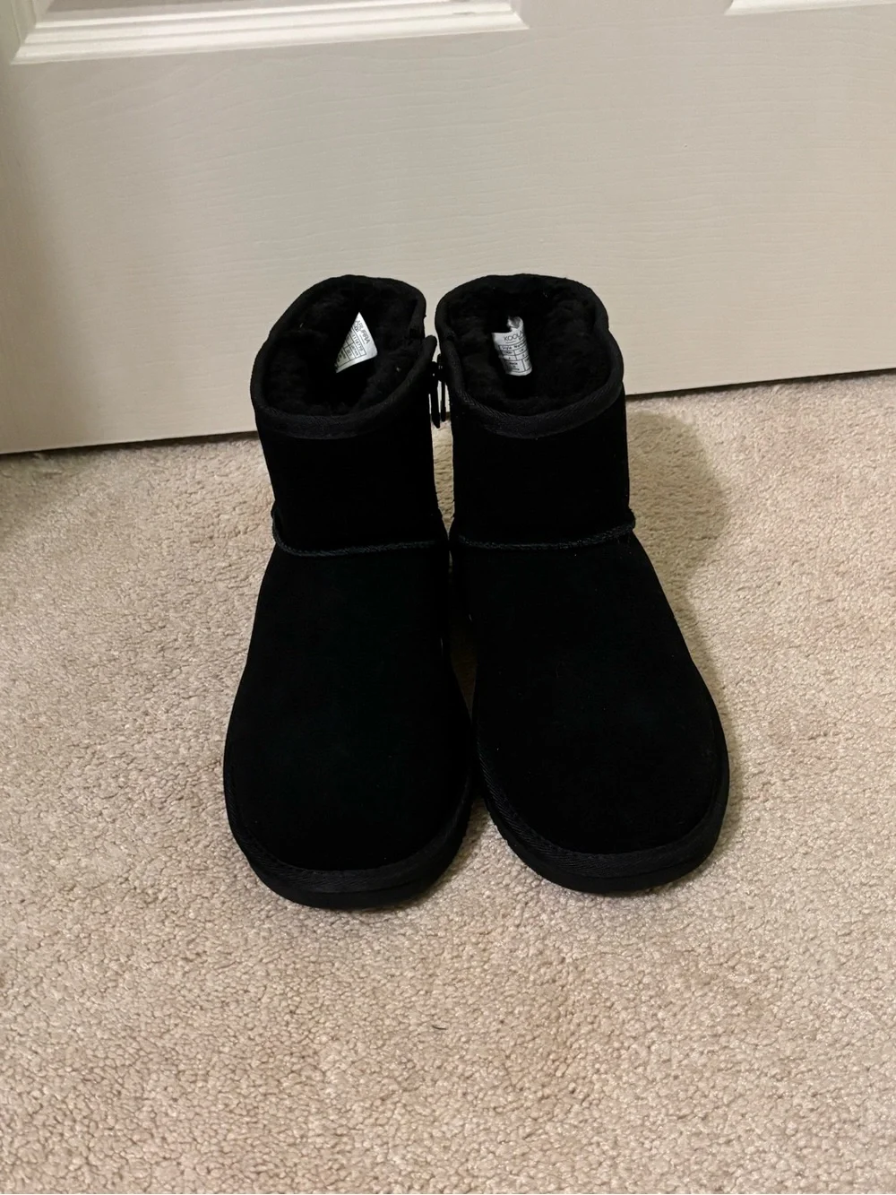 Koolaburra Black Koola Mini Ankle Boots